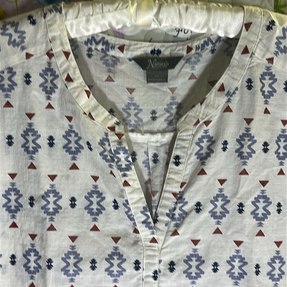 Natural Reflections Aztec Patterned Sleeveless To… - image 2